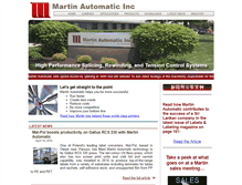 Tablet Screenshot of martinautomatic.com